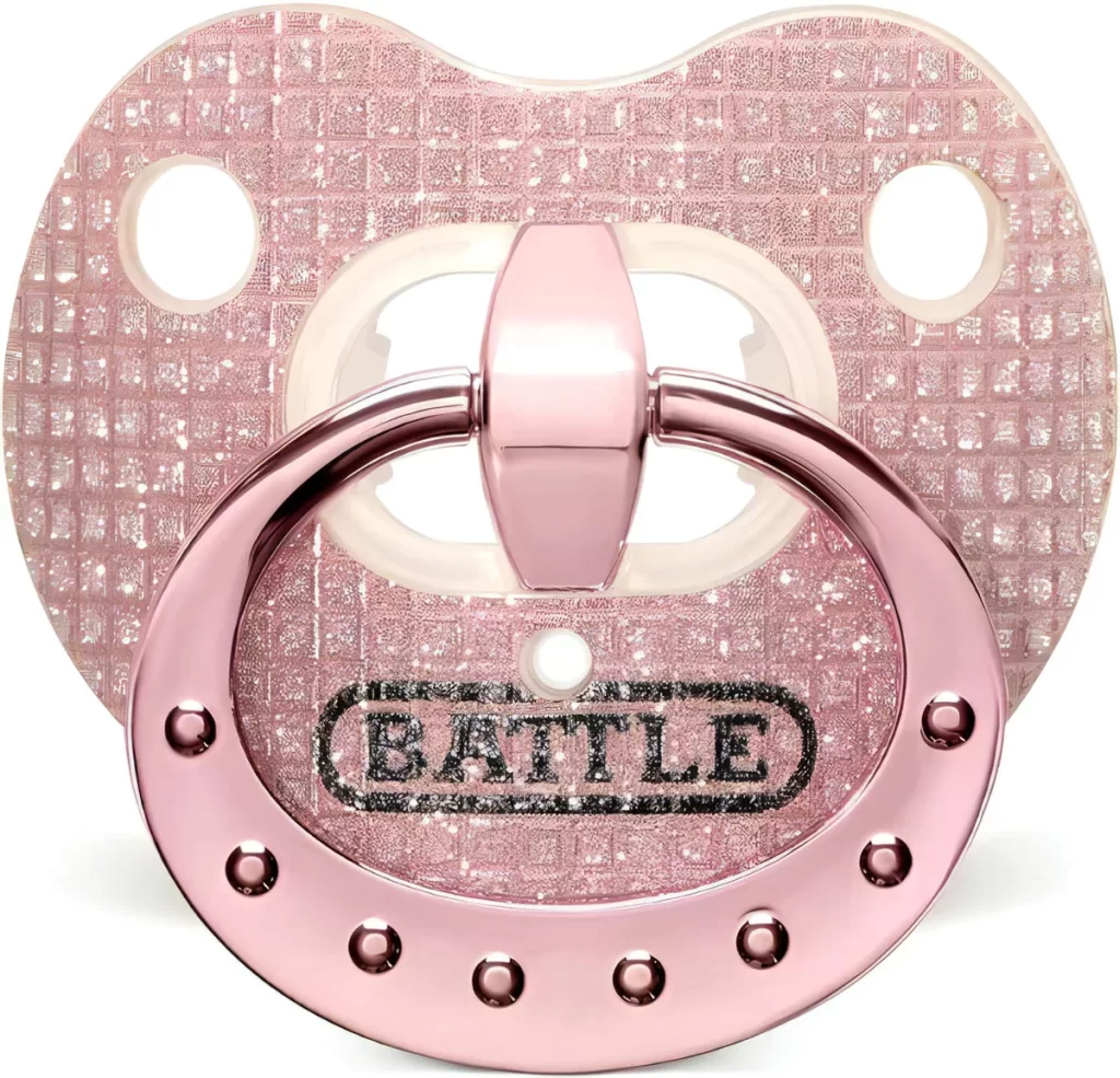 Protector Bucal Battle Oxygen Diamond tipo binky rosa