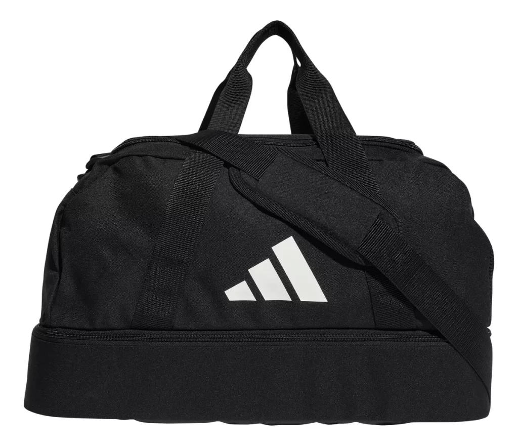 Maleta adidas Futbol Tiro League 30.75 L Unisex Negro, ideal para transportar todo tu equipo de tocho bandera de forma cómoda y segura.