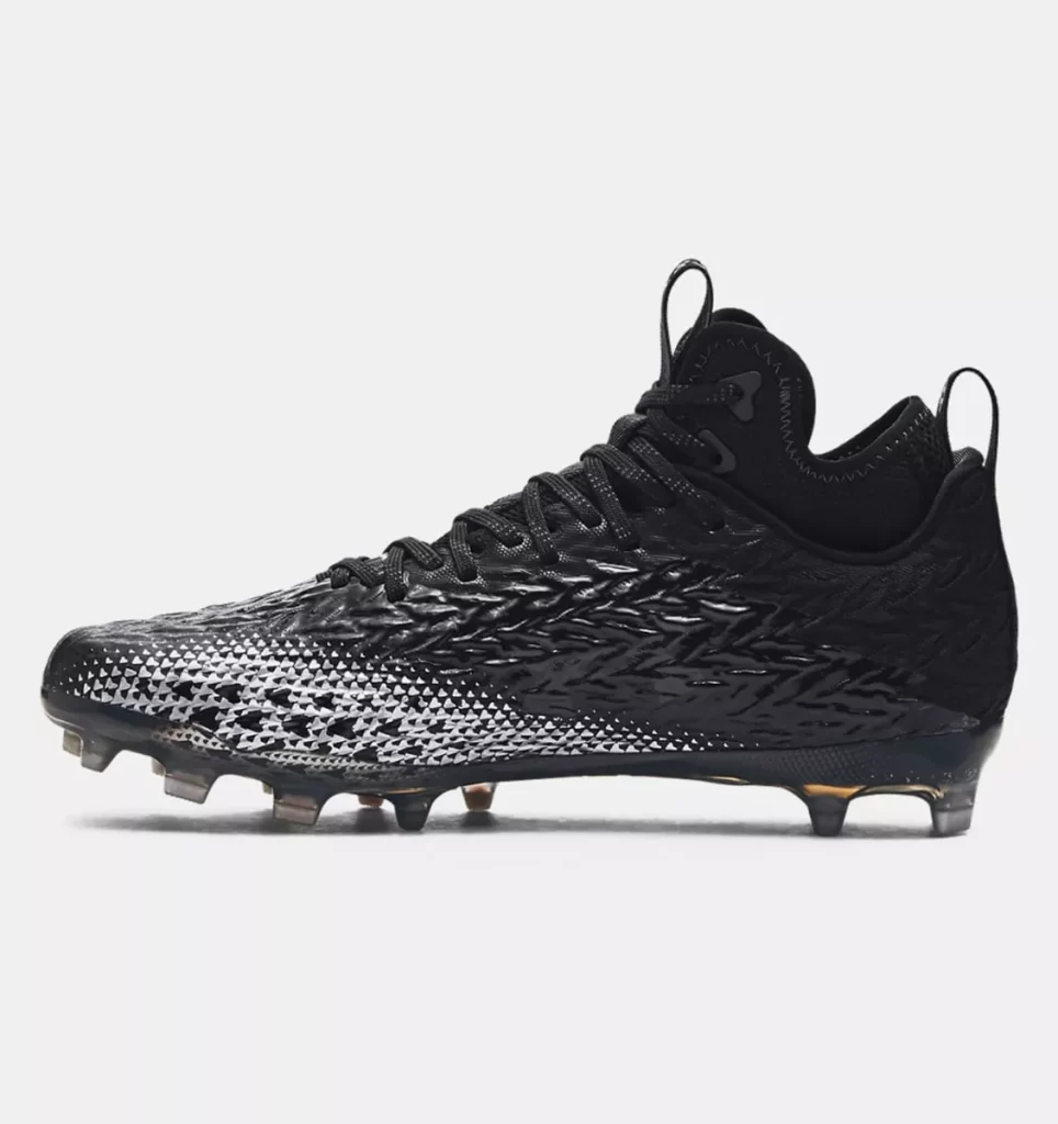 Tachones Under Armour rojos Blur Highlight para fútbol americano