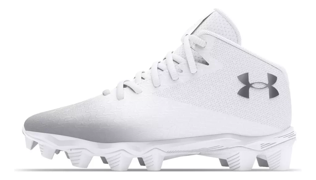 Tachones blancos Under Armour Spotlight Franchise 4.0 RM 3027293-001 para fútbol americano